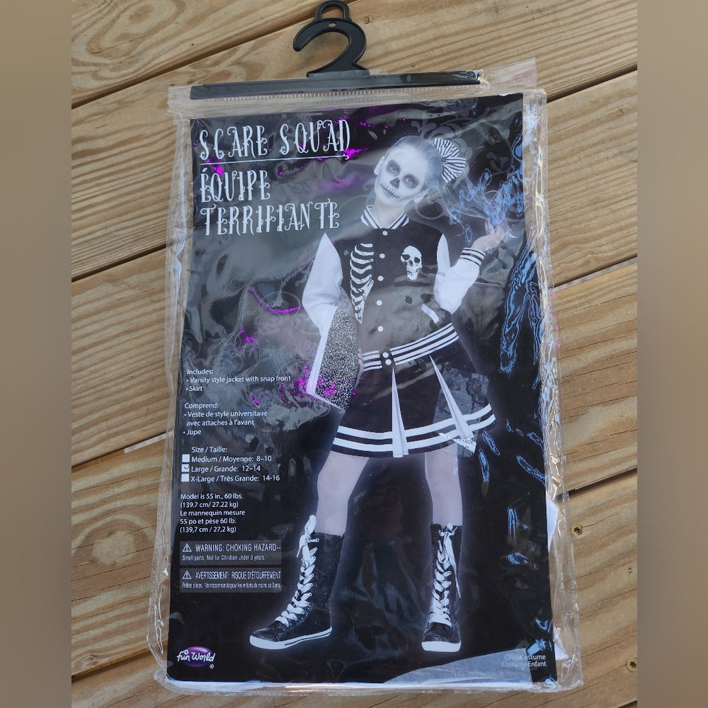 Kids 12/14 Scare Squad Halloween costume
